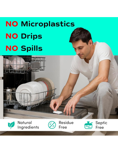 Hojas de Detergente Ecológicas Zero Trace - 60 Cargas Sin Fragancia