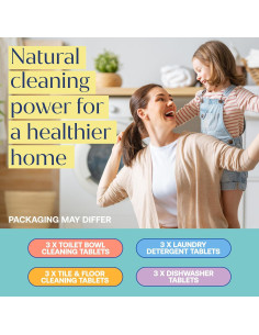 Kit de Limpieza Fab Tab - 12 Tabletas Ecológicas Sin Plástico 2