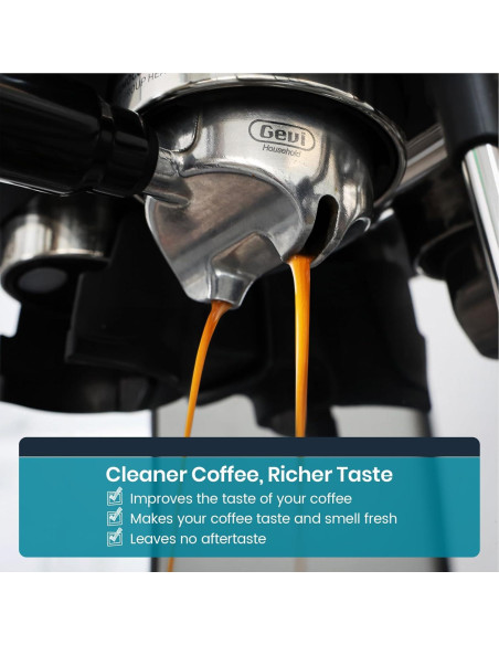 Limpiador de Cafetera Gevi 130g - Polvo Orgánico Ácido Cítrico