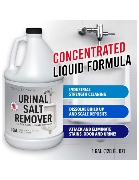 Removedor de Sal de Urinal Allied Science 3.78 L - Elimina Olores