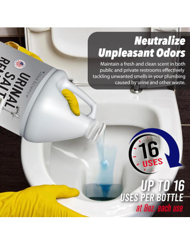 Removedor de Sal de Urinal Allied Science 3.78 L - Elimina Olores