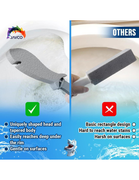 2 Piezas de Piedra Pómez JAVCO para Limpieza de Inodoro