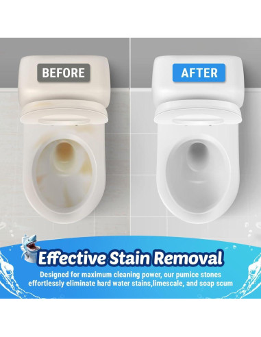 2 Piezas de Piedra Pómez JAVCO para Limpieza de Inodoro