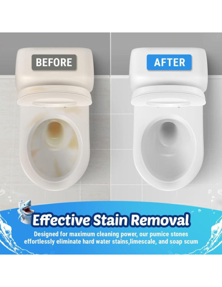 2 Piezas de Piedra Pómez JAVCO para Limpieza de Inodoro