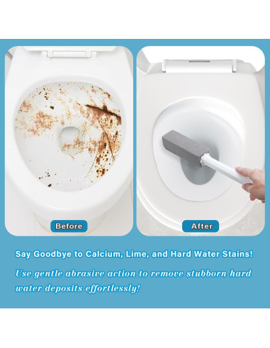 3 Piedras Pómez Herda con Mango Largo para Limpieza Eficaz