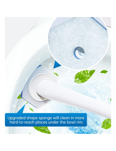 Recargas desechables para inodoro Aimery 100 cuentas azul