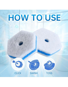 Recargas Desechables para Inodoros Aimery AM-40 - 40 Unidades Azul 2