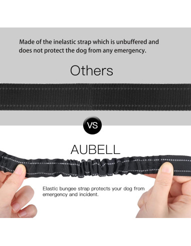 Cinturón de Seguridad para Perros AUBELL Ajustable 63-81cm