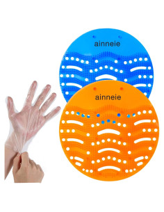 Pantallas Desodorantes de Urinal Ainneie 50 Piezas Anti-Salpicaduras
