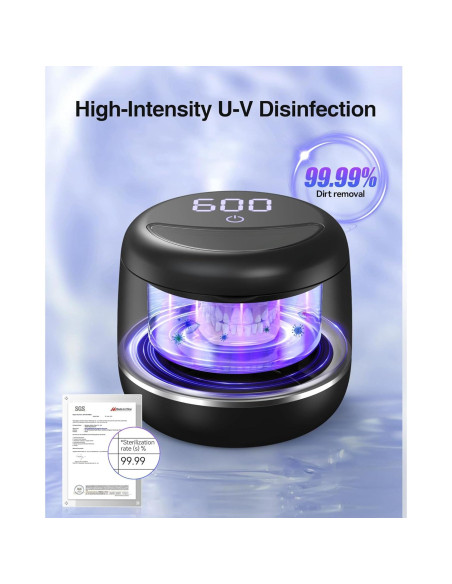 Limpiador Ultrasónico de Dentaduras Miorcols 48kHz 220g