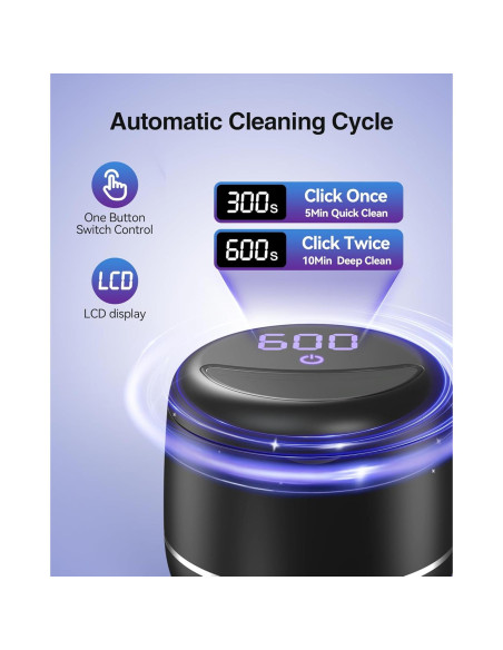 Limpiador Ultrasónico de Dentaduras Miorcols 48kHz 220g