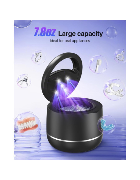 Limpiador Ultrasónico de Dentaduras Miorcols 48kHz 220g