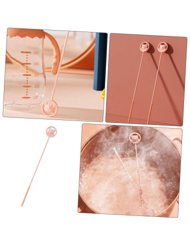 Set de 2 Cepillos de Silicona Kisangel para Botellas y Pajillas