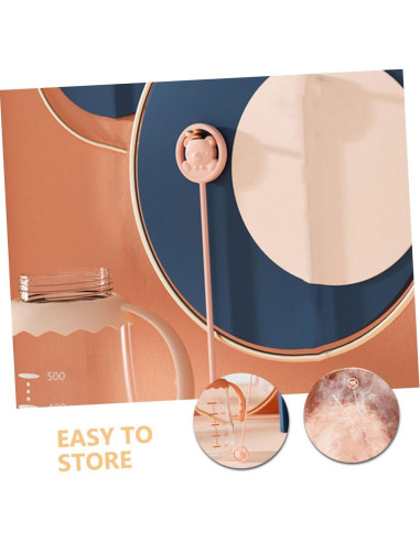 Set de 2 Cepillos de Silicona Kisangel para Botellas y Pajillas