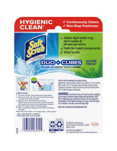 Limpiador de Inodoro Soft Scrub Duo-Cubes Fresco Alpino 4 Unidades 2