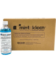 Limpiador de Líneas de Agua Dental Mint-A-Kleen 10 Botellas 16 oz 2