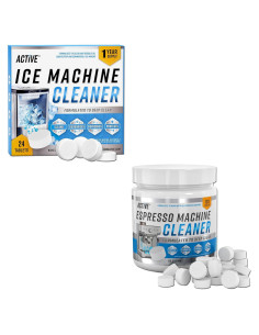 Paquete de 144 Tablet. Limpiadoras ACTIVE para Hielo y Espresso