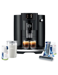 Máquina de Espresso Automática Jura E6 12.8 kg Negro Piano
