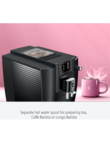Máquina de Espresso Automática Jura E6 12.8 kg Negro Piano
