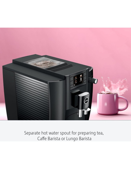 Máquina de Espresso Automática Jura E6 12.8 kg Negro Piano