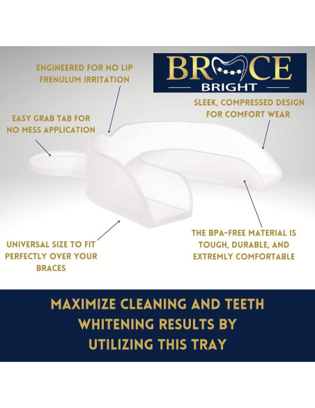 Kit de Blanqueamiento Dental BraceBright para Frenos - Sin Sensibilidad