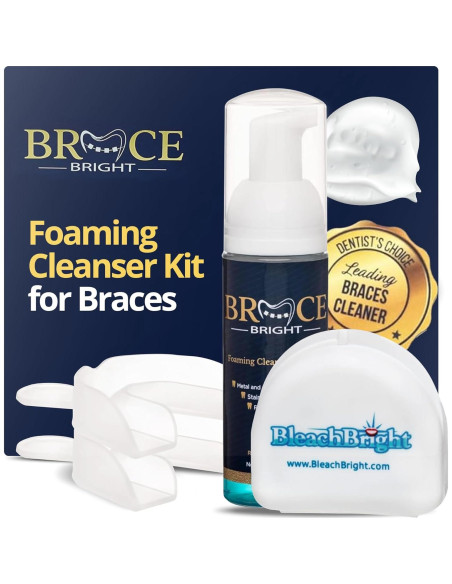 Kit de Blanqueamiento Dental BraceBright para Frenos - Sin Sensibilidad