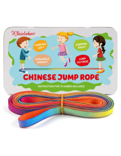 Cuerda de Salto KLEINTOBER 400 cm Arcoíris para Niños