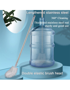 Cepillo de Botella RDGDFONG 71 cm Acero Inoxidable Rosa 2