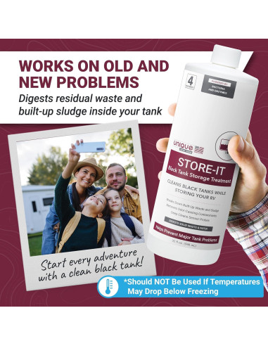 Limpiador Líquido para Tanques Negros RV Unique Store-It 946 ml