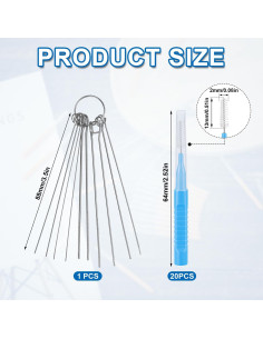 30 Herramientas de Limpieza de Cabezal de Ducha XIHIRCD 2