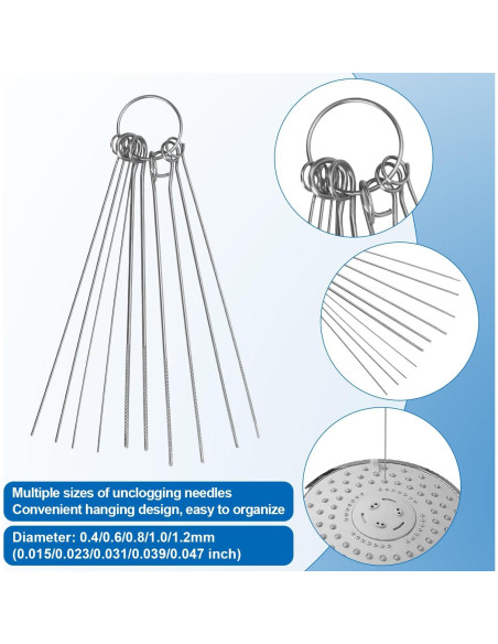 30 Herramientas de Limpieza de Cabezal de Ducha XIHIRCD