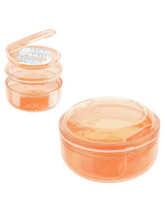 Estuche 2 en 1 para Retenedores Pofucckly Naranja - Limpieza y Almacenamiento