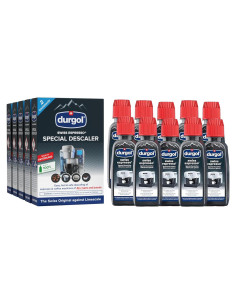 Durgol Swiss Descalcificador para Cafeteras y Máquinas de Espresso 124.2ml x10