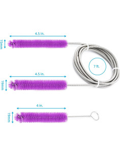 Cepillo de limpieza CPAP SPESHALU 2.13m para mangueras 15mm y 19mm 2