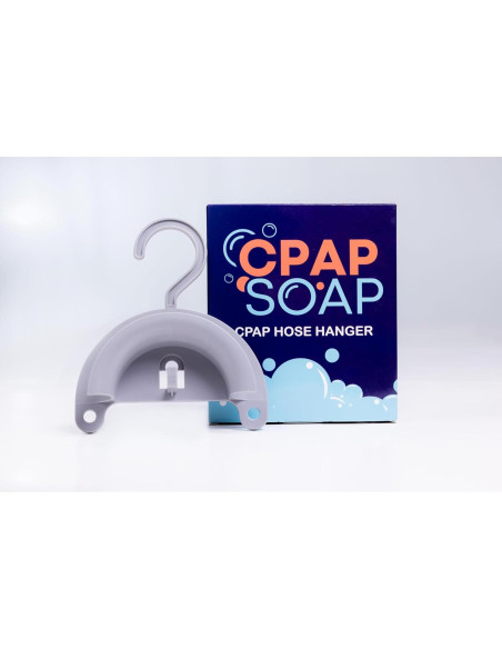 Juego de limpieza CPAP: 30 días de jabón, cepillos y colgador
