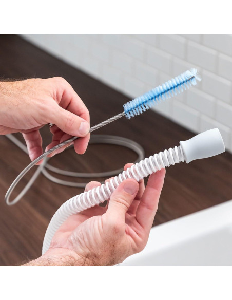 Juego de limpieza CPAP: 30 días de jabón, cepillos y colgador