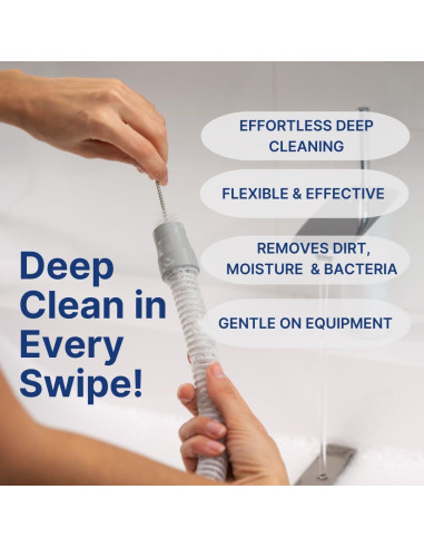 Juego de Cepillos Limpiadores CPAP Snugell - 2 Piezas 213 cm y 18 cm