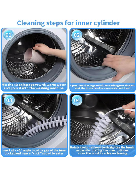 Kit de limpieza 7 piezas LIFCIUSO para lavadoras y hogar