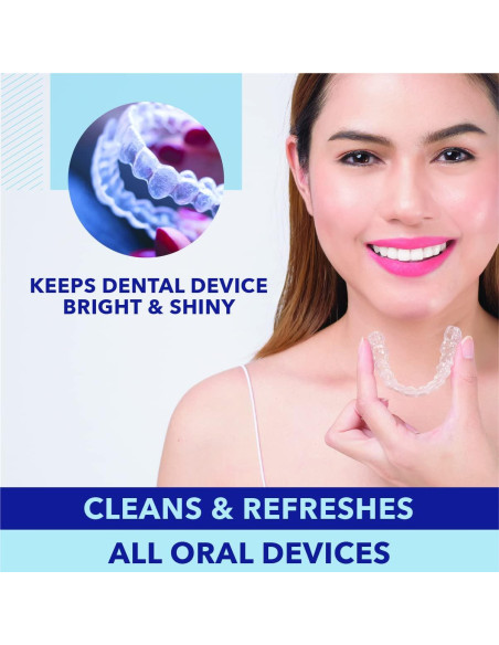 Limpiador Natural para Dentaduras y Retenedores CustMBite 100ml