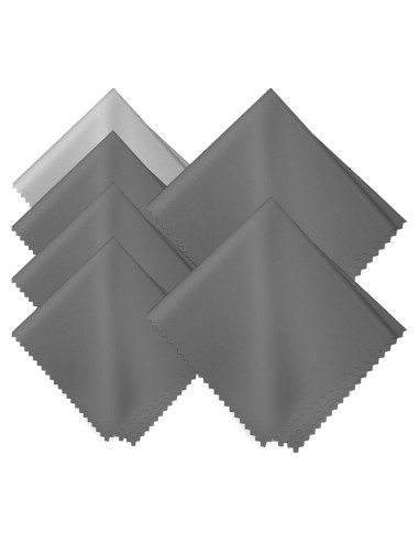 Toallitas de Limpieza de Gafas VisionGlobal - 5 Paños Microfibra + 1 Antivaho