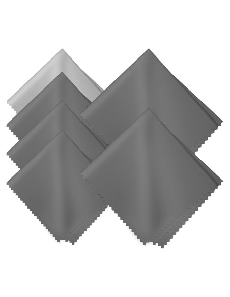 Toallitas de Limpieza de Gafas VisionGlobal - 5 Paños Microfibra + 1 Antivaho