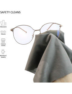 Toallitas de Limpieza de Gafas VisionGlobal - 5 Paños Microfibra + 1 Antivaho 2