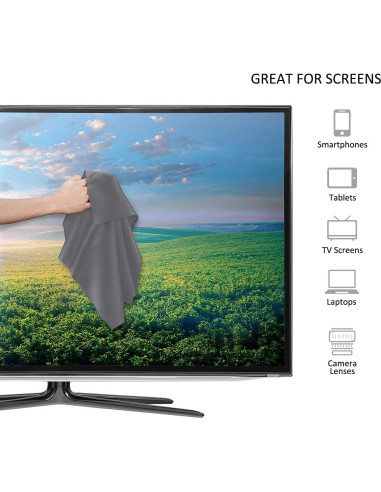 Toallitas de Limpieza de Gafas VisionGlobal - 5 Paños Microfibra + 1 Antivaho