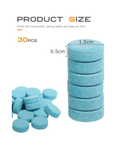 30 Tabletas Limpiaparabrisas SCUARI - Eficaz y Compacto 2