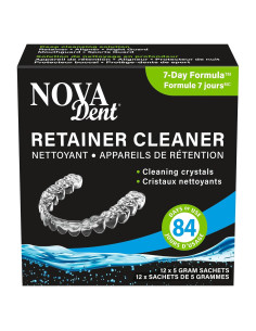 Limpiador de Retenedores Novalab - 12 Sobres Ecológicos