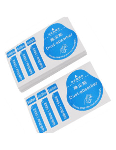 50 Etiquetas de Eliminación de Polvo uxcell para Pantallas 8x5cm 2