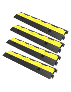 Rampas de Protección de Cable VEVOR 4 Pcs 2 Canales 4989 kg