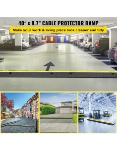 Rampas de Protección de Cable VEVOR 4 Pcs 2 Canales 4989 kg 2