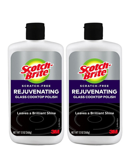 Pulidor de Cocina de Vidrio Scotch-Brite 12 oz Sin Rayones Pack 2