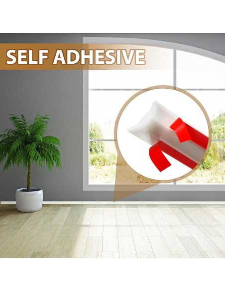 Moldura de Zócalo Autoadhesiva Frienda 5 m x 19 mm Blanca